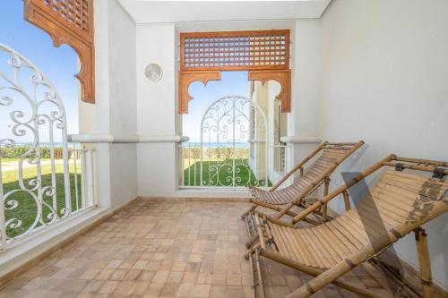Seaside Luxury 3BR With Pool & Private Beach Access in Bouznika