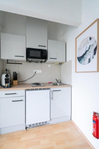 設施, Apartment at Main Square - 35 m2 - Netflix - Quiet in 萊奧本