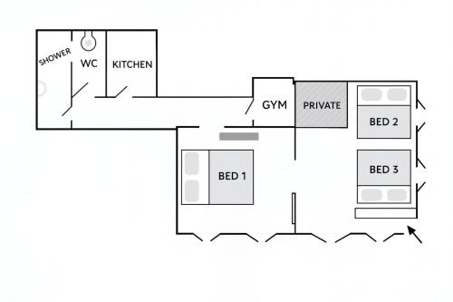 Loft with Gym • Kitchen WiFi  Free Parking - image 10