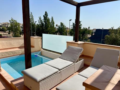Rõdu/terrass, Casa Malasia M-Murcia Holiday Rentals Property in Fuente Alamo