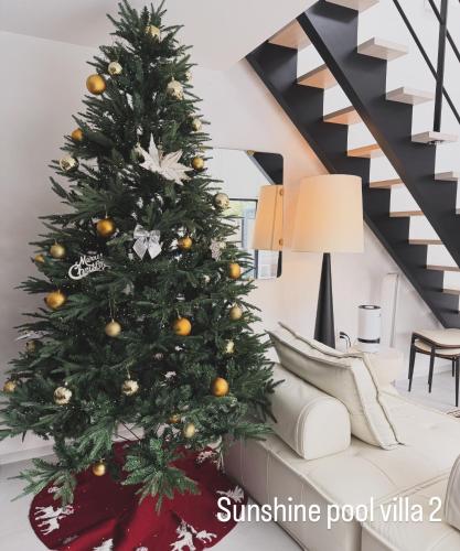 Sunshine pool villa 2新築ラグジュアリーリゾートヴィラ天然芝ゴルフサウナ完備