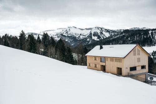 Viesnīcas āriene, Ferienhaus Halwina hideaway in Sibratsgfall