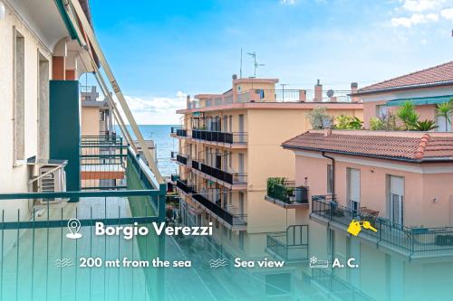 Balkons/terase, 200 mt dal mare - Relax con Terrazzo e Vista in Borgio Verezzi