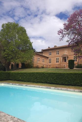 Peldbaseins, Château de Savignac-Mona (Chateau de Savignac-Mona) in Nizas