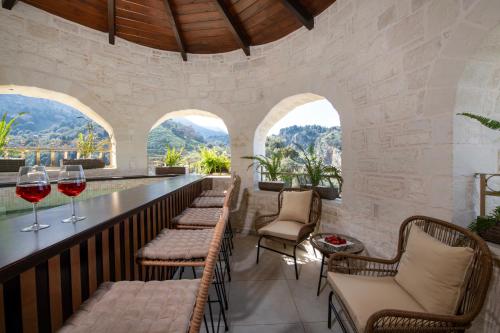 Exterior view, Geroulios Kastro Villas I "Free" Heated Pools & Seaview in Fres