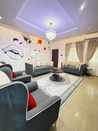 Exterior view of Stylish Luxe 2 Bedroom APT 1 - Wuse 2 with Netflix, 247 Power & High Speed Wifi