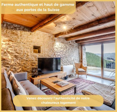 Ferme du Salève I Portes de Genève gîte à louer Ésery