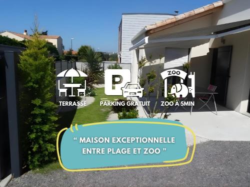 Le château - 2 à 4 pers - 300m de la plage de Tanchet - barbecue et bain de soleil