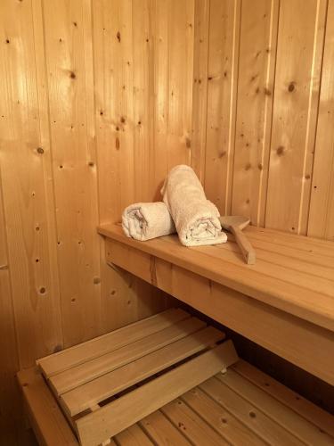 桑拿, Family cabin in Hafjell, ski in-ski out in 奥于厄尔