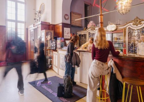 A szálláshely kívülről, Three Little Pigs Hostel Berlin in Kreuzberg