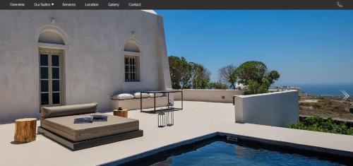 Santo Blue Santorini Caldera View Luxury Houses 5