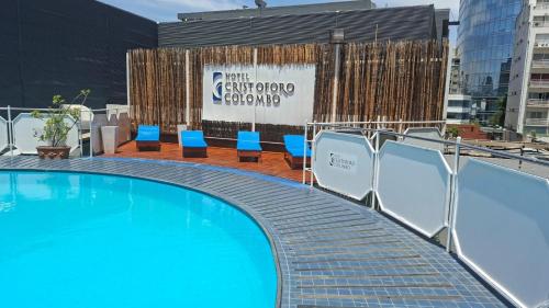 Swimming pool, Hotel Cristoforo Colombo in Palermo