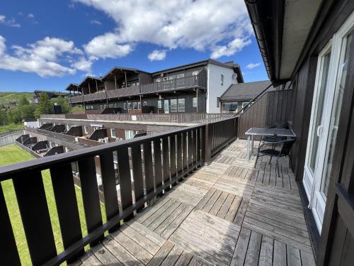 Balcony/terrace, Small Family Retreat Two Bedrooms And Easy Access in Beitostolen