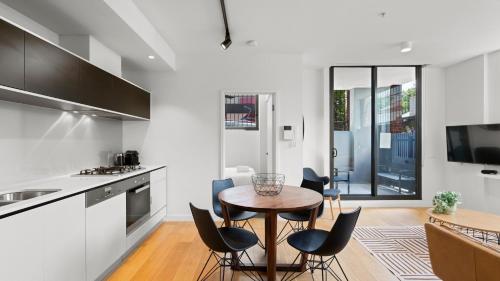 Konyha, District Apartments Fitzroy in Fitzroy