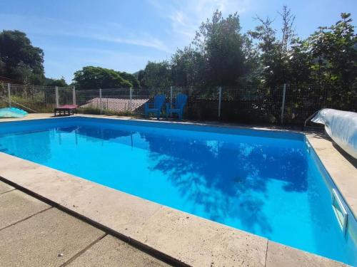 Peldbaseins, Charming holiday home with swimming pool in Saint-Sebastien-d'Aigrefeuille