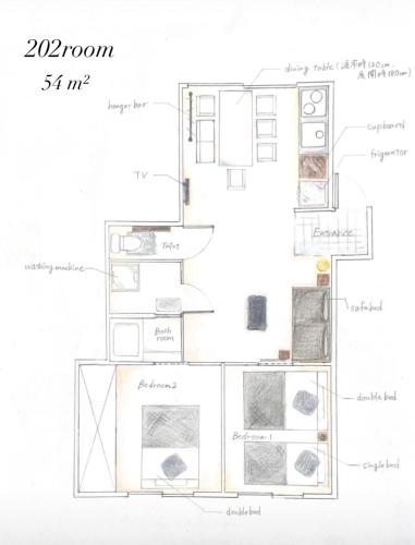 民泊宿i s e s h i m a伊勢内宮前202猿田彦神社1分