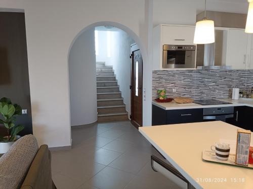 virtuve, Villa Eos - Luxury Private Pool Villa with Panoramic Sea Views in Alonisosa