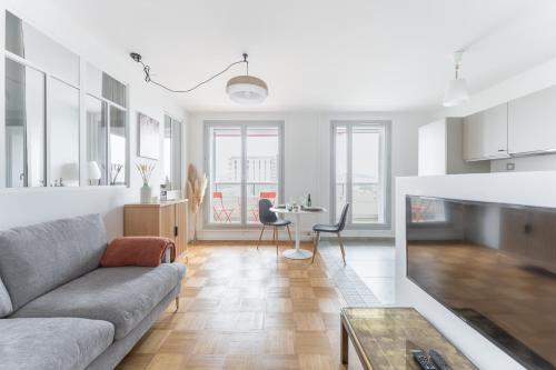 Le Klimt - T1 avec vue sur Fourvière - Location saisonnière - Mornant