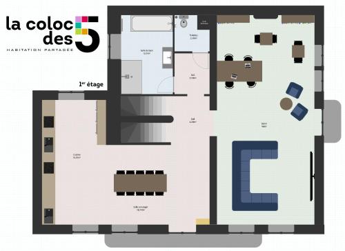 Chambre colocation in อวาลง