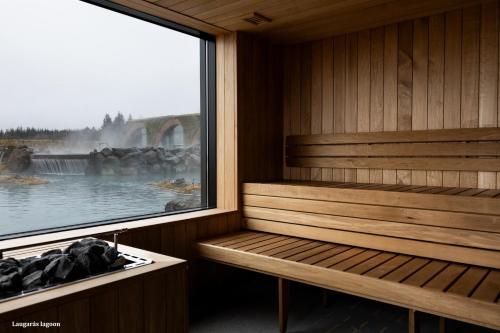 桑拿, Blue View Cabins in 雷克霍特