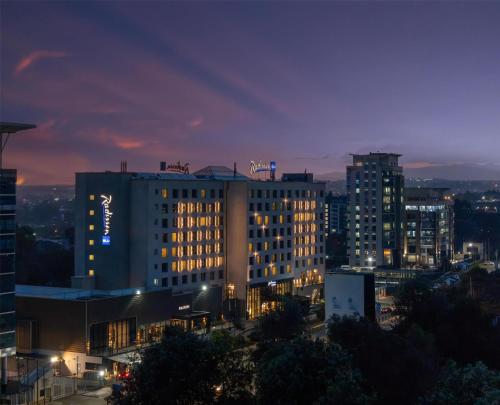 Hotellet från utsidan, Radisson Blu Hotel Nairobi, Upper Hill in Nairobi