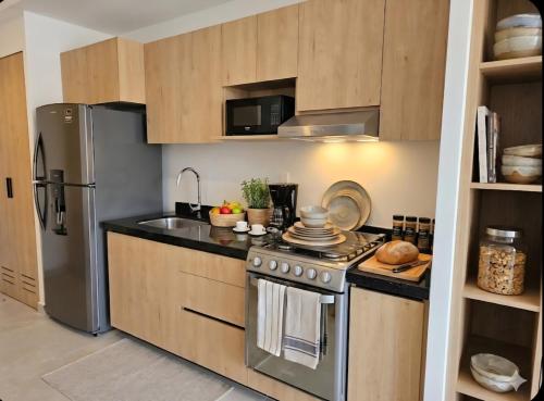 New apartment with amenities