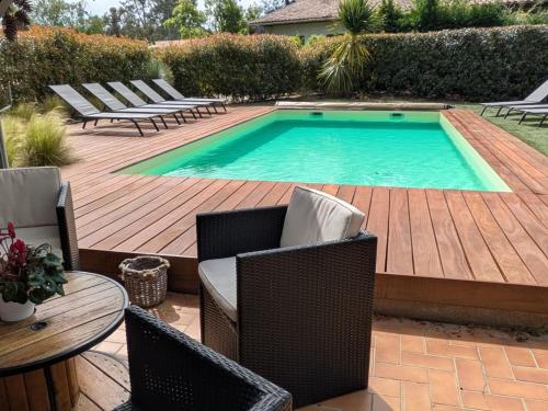 Belle maison à Biscarrosse Plage, proche océan, 8 pers. - FR-1-319-624 - Location, gîte - Biscarrosse