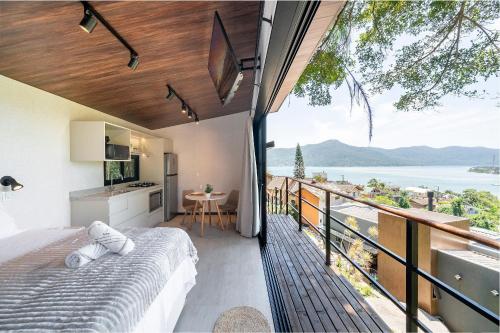 Studio Lacus com vista para a Lagoa by Achei in Mole Beach