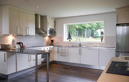 virtuve, Gorgeous Home In Bolmso With Sauna in Bolmso