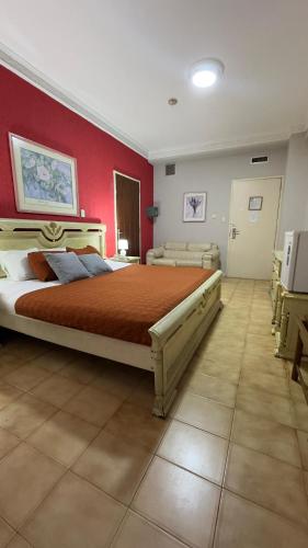1 double bed