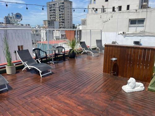 Balcony/terrace, San Remo Grand Hotel in Mar Del Plata