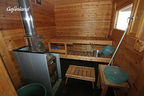 Sauna, Private Riverside Cabin & Sauna - Northern Lights from Your Terrace in Paranena