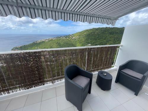 Élégant T2 avec vue sur la mer des Caraïbes (Elegant T2 avec vue sur la mer des Caraibes) in Schœlcher