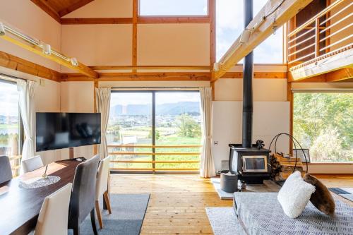 北アルプス一望の家