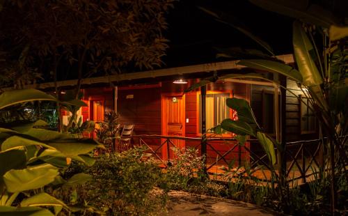 Entrance, Pachira Lodge in Tortuguero