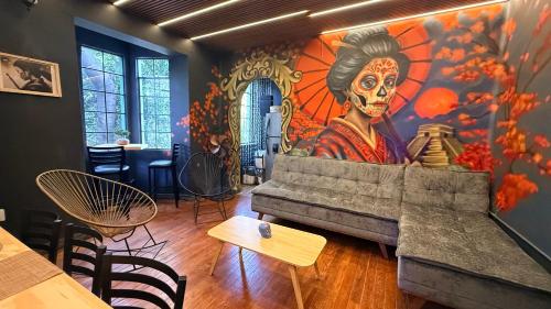 Loft Moderno en Roma Sur, Cerca de Cafés y Metro