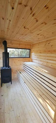 Sauna, Riksberg Chalet in Harghita Mountains in Varsag