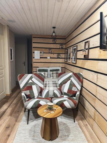 Iekārtas, Studio Stylisé Chalet (Studio Stylise Chalet) in Longevilles-Mont-d'Or