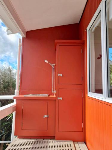 Balkons/terase, Redshed Studio Mangawhai in Mangavai