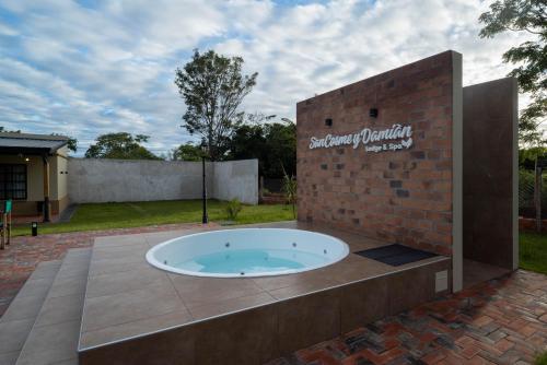 カルメン・デル・パラナ San Cosme y Damian Lodge & Spa ホテル ロビー