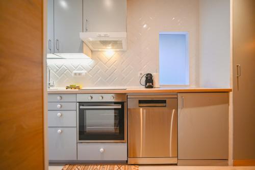 cuina, Escapada Natural con Parking, Vistas y Jardin in Sant Julia de Loria