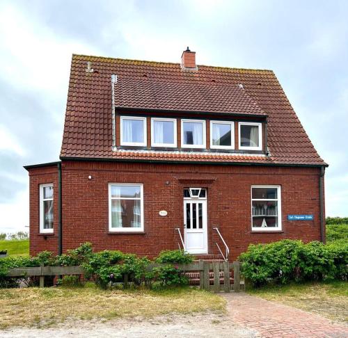 Hus an de Waterkant in Juist, Deutschland