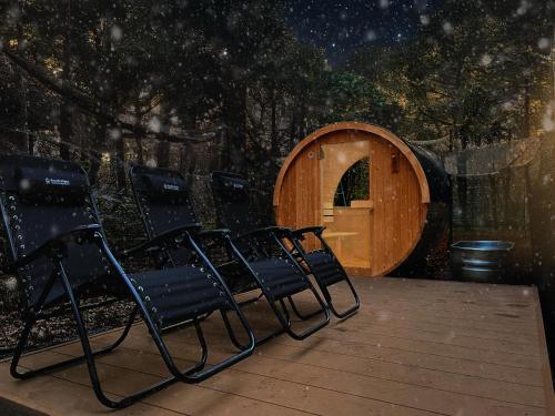 シュネール北軽井沢 150平米の贅沢空間 北欧サウナ 任天堂Switch BBQ ドッグラン