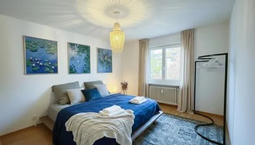 Cozy Spacious Apartment near Zurich City with Balcony & Free Parking in Oberengstringen, Schweiz