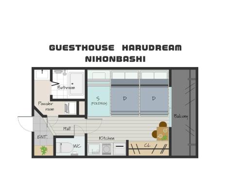 Guest House HARU DREAM NIPPONBASHI