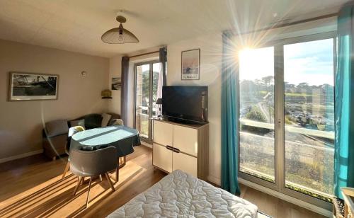 Studio 2 personnes VUE SUR MER au Port de Ploumanac'h PERROS-GUIREC - Réf 877