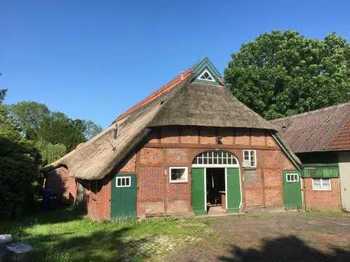 Schöner alter Resthof am Jadebusen in Reitland, Deutschland