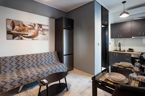 廚房, Agnanti Apartment in 阿格里尼昂