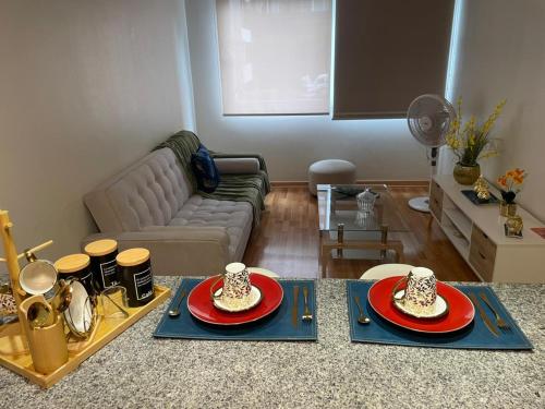 Aconchegante apartamento mobiliado no coração de Santiago
