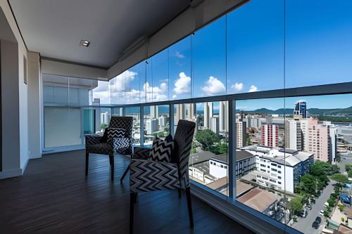 Balkon/terasa, Apê novinho, Ponta da Praia -Santos (Ape novinho, Ponta da Praia -Santos) in Ponta da Praia